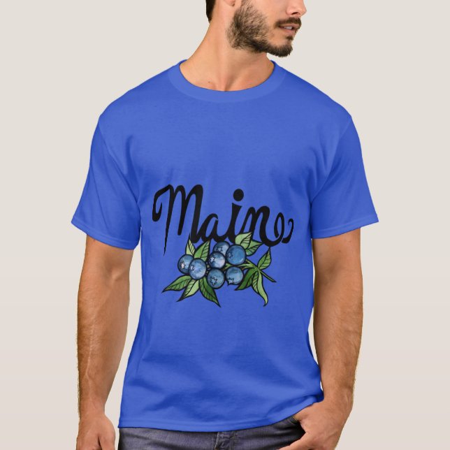 Maine Blaubeeren 1 T-Shirt (Vorderseite)
