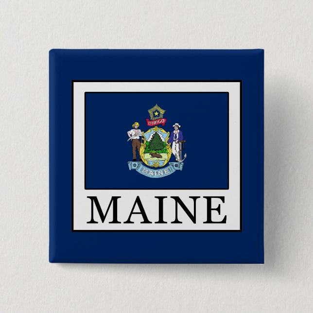Maine Button (Vorderseite)