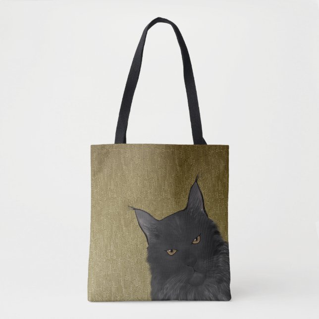 Maine Coon Allover Tote Bag (Vorderseite)