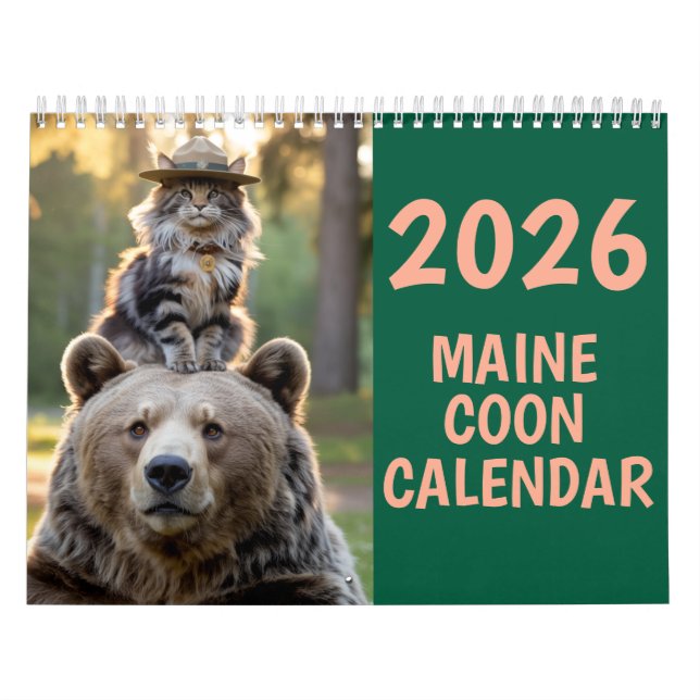 Maine Coon Cat Calendar Kalender (Titelbild)