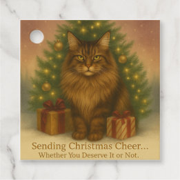 Maine Coon Cat Christmas | Funny Holiday Geschenkanhänger