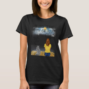 Maine Coon Cat Ich spreche nur mit meiner Katze he T-Shirt