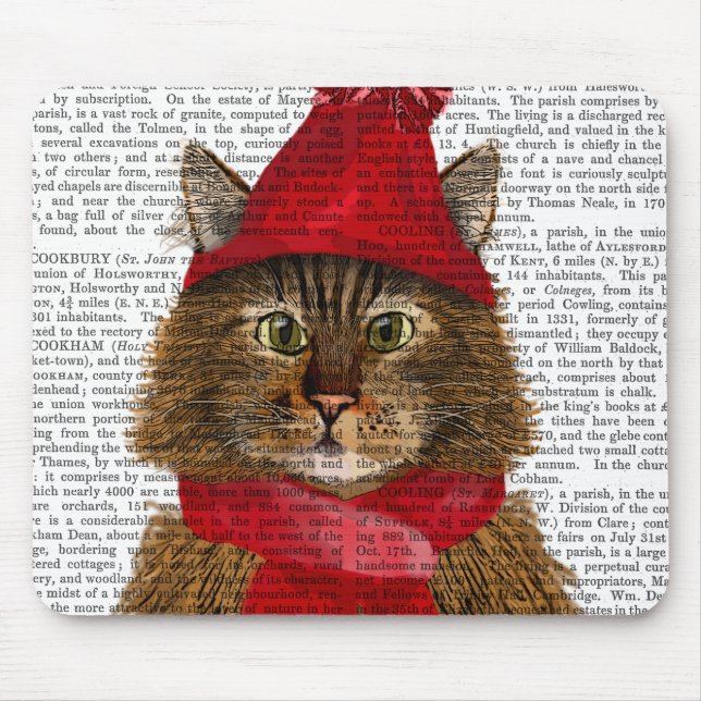 Maine Coon Cat Mousepad (Vorne)