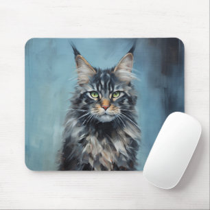 Maine Coon cat Mousepad