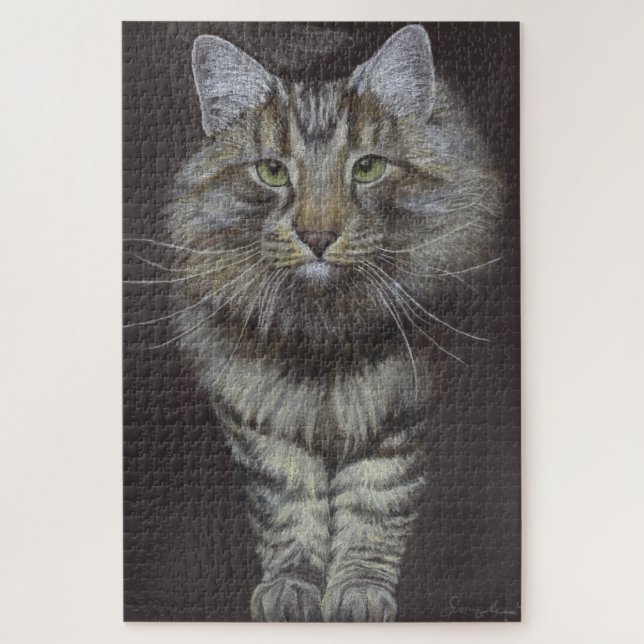 Maine Coon Cat Puzzle (Vertikal)