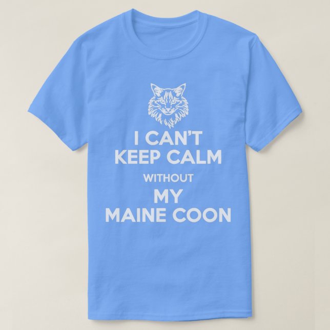 Maine Coon Cat T-Shirt (Design vorne)