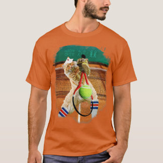 Maine Coon Cat Tennis 1 T-Shirt