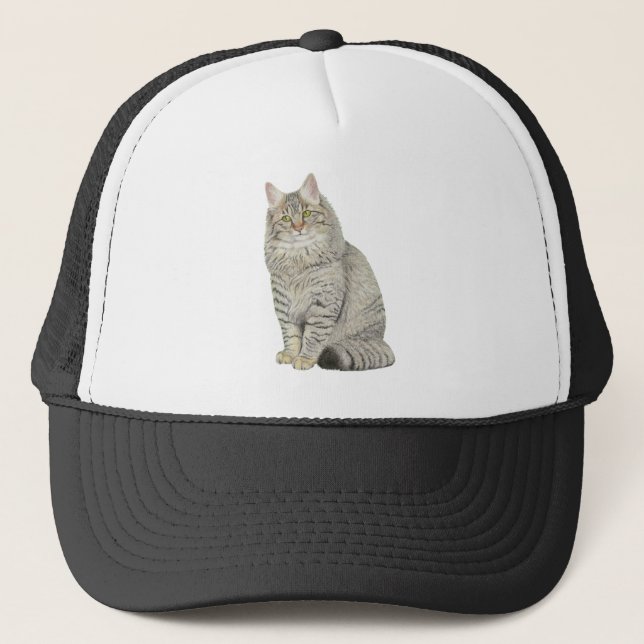 Maine Coon Cat Truckerkappe (Vorderseite)
