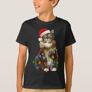 Maine Coon Cat Weihnachten Weihnachten Weihnachten T-Shirt