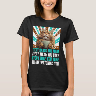 Maine Coon JEDEN SNACK, DEN SIE JEDEN MAHLZEITRAUM T-Shirt