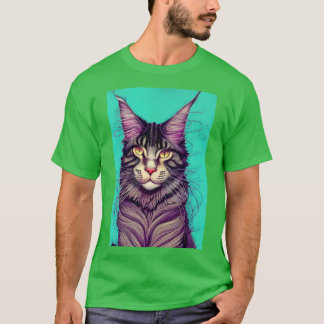 Maine Coon Katze 9 T-Shirt