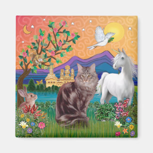 Maine Coon Katze - Fantasieland Magnet