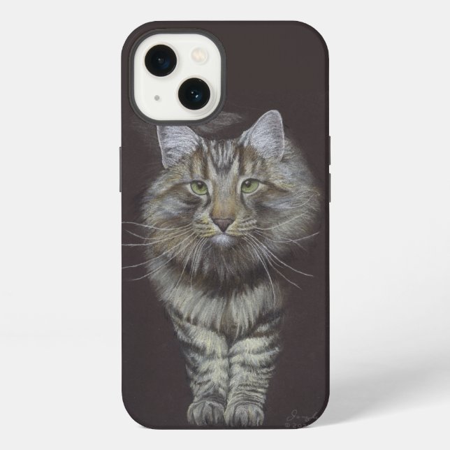 Maine Coon Katze iPhone Hülle (Rückseite)