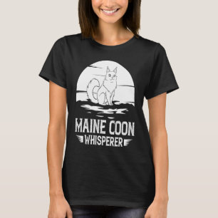 Maine Coon Katze Kätzchenbesitzer T-Shirt