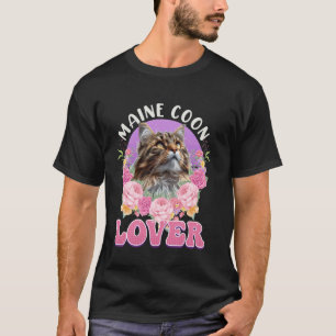 MAINE COON LIEBHABERIN Maine Coon Katzenmama Main T-Shirt