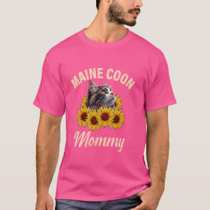 MAINE COON MAMA Maine Coon Mommy Cat Mother Maine T-Shirt