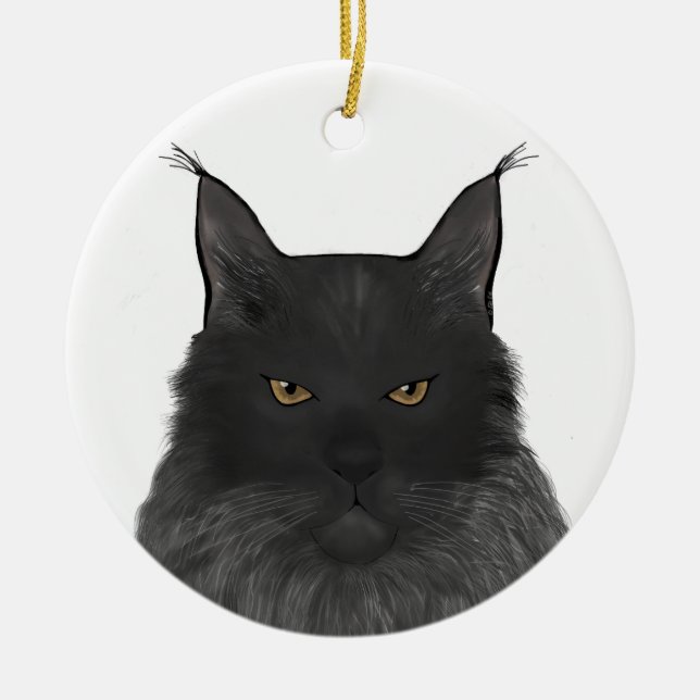Maine Coon Ornament (Vorne)
