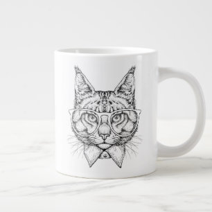 Maine-Coon-Portrait Jumbo-Tasse