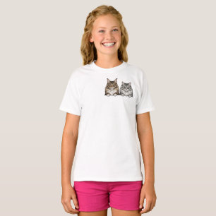 Maine Coon & Silber Tabby für Katzenliebhaber T-Shirt