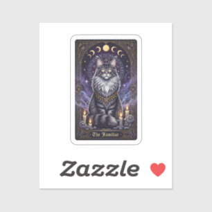 Maine Coon Tarot - Das bekannte Halloween Aufkleber
