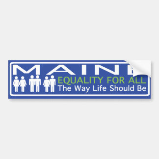 Maine, das vorwärts Autoaufkleber bewegt