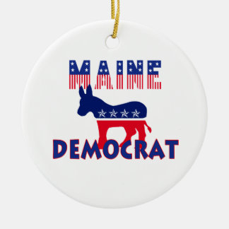 Maine Demokrat Keramikornament