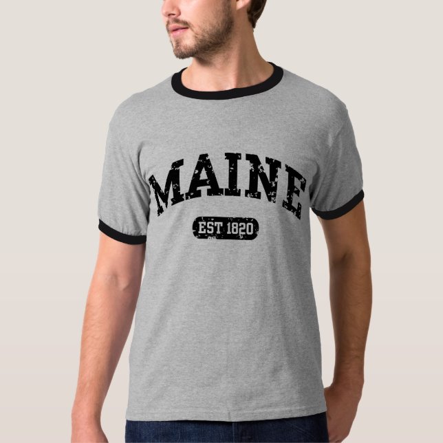 Maine Est 1820 T-Shirt (Vorderseite)