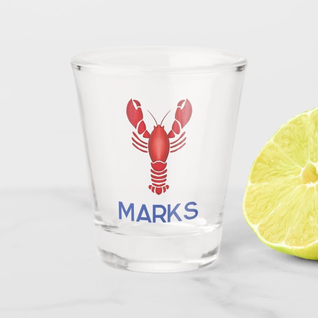 Maine Event Lobster Fest New England Gastgeschenk  Schnapsglas (Vorderseite)