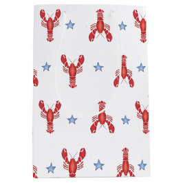 Maine Event Lobster Preppy Seaside Coastes Mittlere Geschenktüte