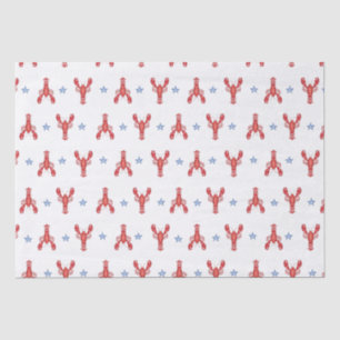 Maine Event Lobster Preppy Seaside Coastes Seidenpapier
