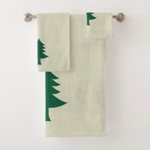 Maine-Flagge 1901 Badhandtuch Set