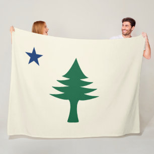 Maine-Flagge 1901 Fleecedecke