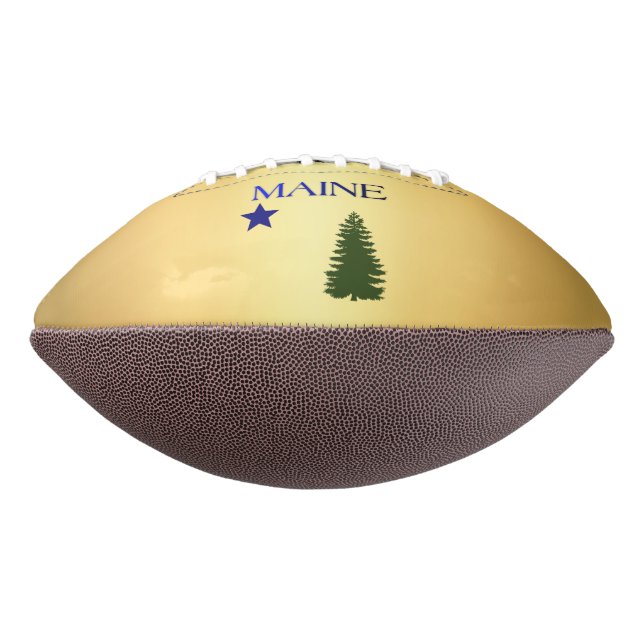 Maine-Flagge(1901) Football (Gedreht 270)