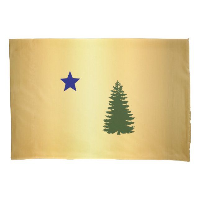 Maine-Flagge 1901 Kissenbezug (Vorderseite)