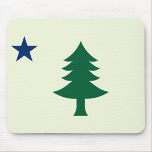 Maine-Flagge 1901 Mousepad