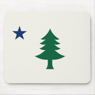 Maine-Flagge 1901 Mousepad