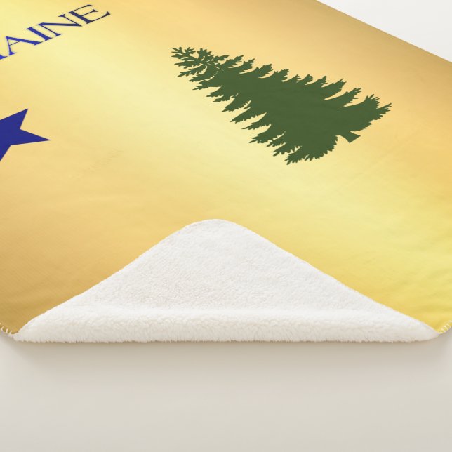 Maine-Flagge 1901 Sherpadecke (3/4)