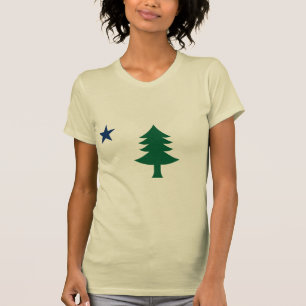 Maine-Flagge 1901 T-Shirt