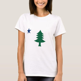 Maine-Flagge 1901 T-Shirt