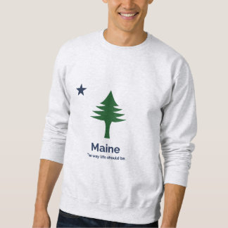 Maine-Flagge-Sweatshirt Sweatshirt