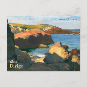 Maine Forever Bicentennial Briefmarke Postcard (sc Postkarte