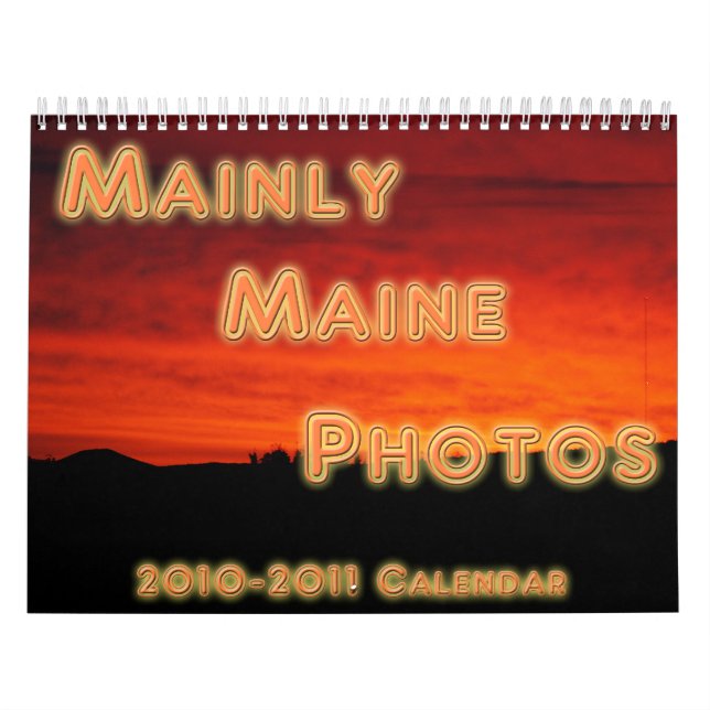 Maine-Foto Kalender (Titelbild)