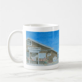 Maine General Store Watercolor Kaffeetasse