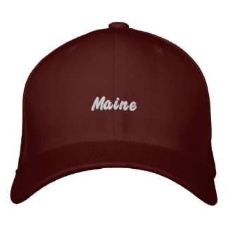 Maine Hat Bestickte Baseballkappe
