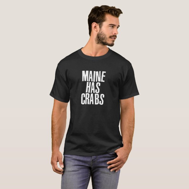 Maine hat Krebs T-Shirt (Vorne ganz)