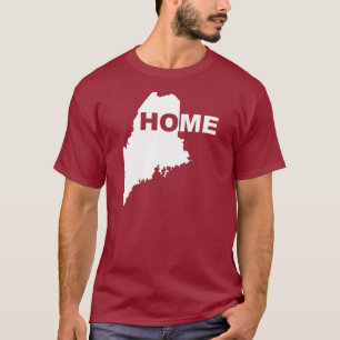 Maine Heim weg vom Staat T-Shirt Tees
