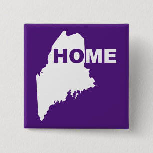 Maine-Heimat weg von State-Button-Abzeichen-Pin Button