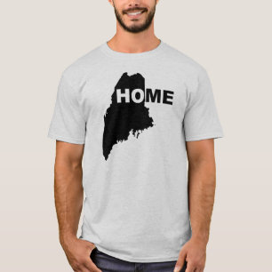 Maine Heimweg-von-Staat-T-Shirt Tees
