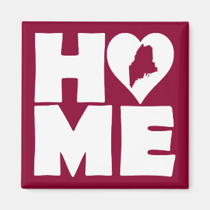 Maine Home Heart State Kühlschrankmagnet Magnet