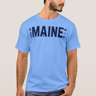 Maine im Freien, Elch, Hummer, Bären, Kajak, & T-Shirt